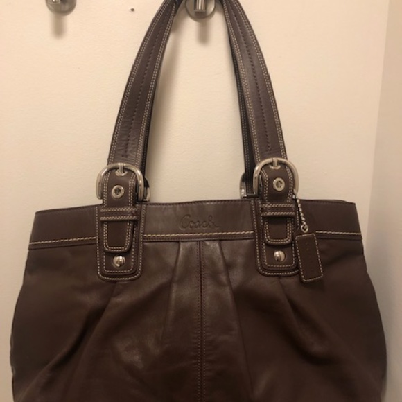 Coach Soho pleated leather tote - Picture 1 of 6